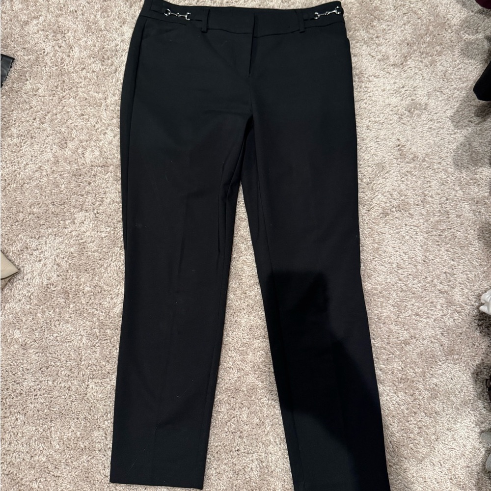 New York and Company, 7th Avenue Black Dress ankle Pants